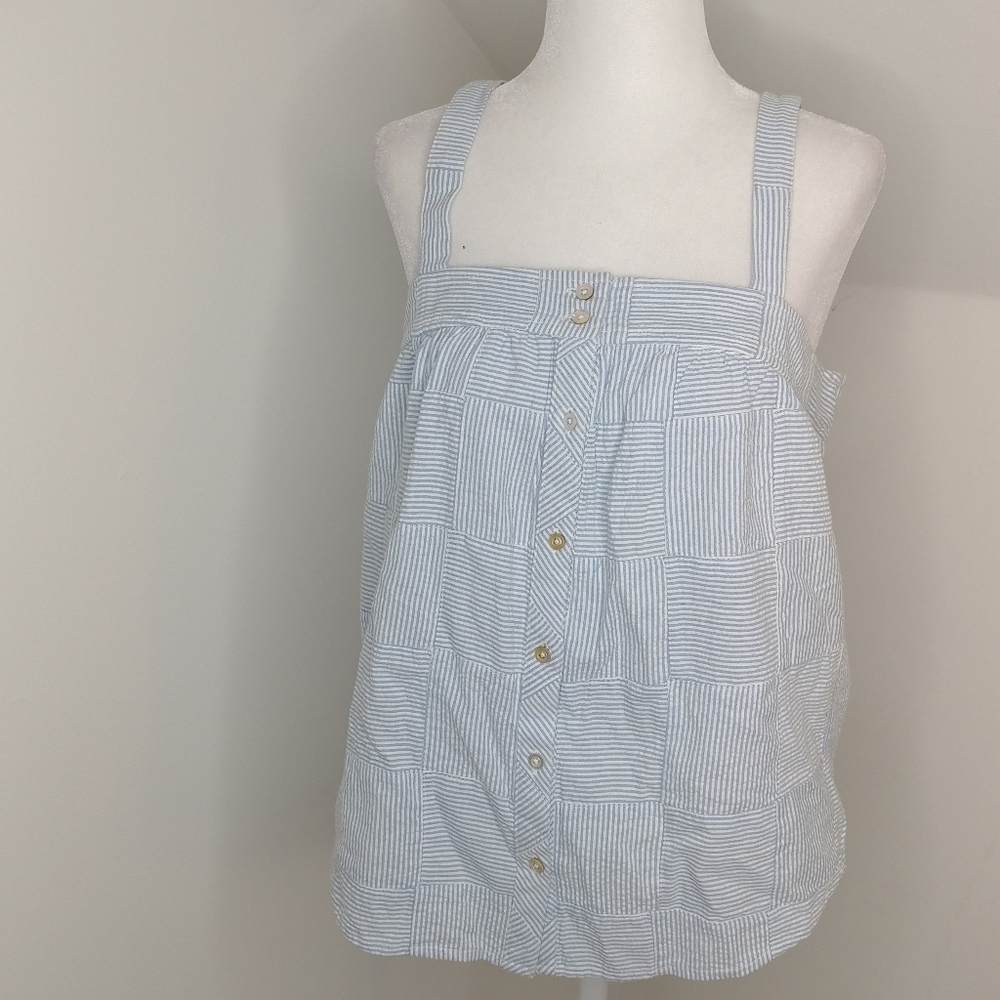 NWOT Vineyard Vines Button Front Tank top Size S